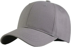 キャップ メンズ 深め 60～65cm おしゃれ かっこいい つば長 日よけ 大きめ 帽子( グレー, XL)