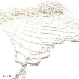 転落防止 子供 安全 ネット ＆ 結束バンド 100本 高所 防犯 防獣 1m x 2m (1m x 2m)