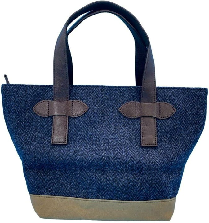 楽天市場】Harris Tweed ハリスツイードxパラフィン帆布の横型手提げ 