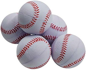 やわらか ボール 野球ボール 柔らか素材 スポーツ レジャー(5個セット)