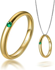 925シルバー指輪 リングサイズ18 純銀チェーン ネックレス 女性男性 ユニセックス K18コーティング イエローゴールドメッキ 幅2mm
