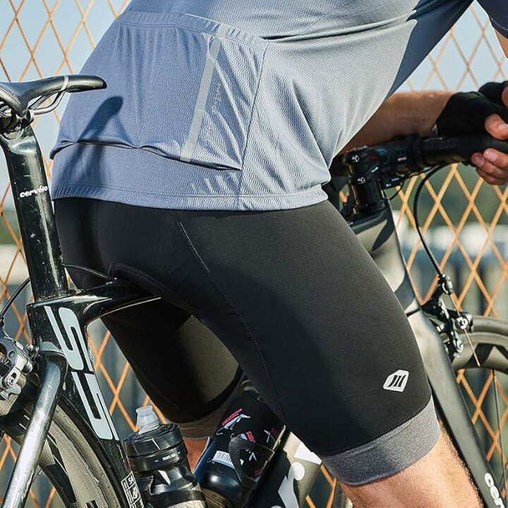 Santic ビブショーツ ビブパンツ サイクルパンツ サイクリングパンツ メンズ 夏用 自転車 3Dスポンジパッド付き 吸汗速乾 ブラック 国内外の人気! Santic ビブショーツ ビブパンツ サイクルパンツ サイクリングパンツ メンズ 夏用 自転車 3Dスポンジパッド付き 吸汗速乾 ブラック 国内外の人気!