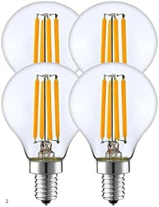 KY LEE LED�G�W�\���d�� E14���� 40W�`���� �d���F G45 �t�B�������g�d�� 2700K �S���� �V�����f���A�p ���^�d�� �����ȃK���X �S�����^�C�v 4����