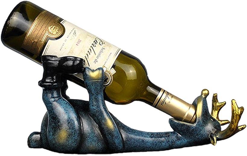 Anberotta アンティーク ワインホルダー ワインラック 都内で シャンパン ボトル スタンド W49 選べるタイプ インテリア A 鹿 最新 MDM
