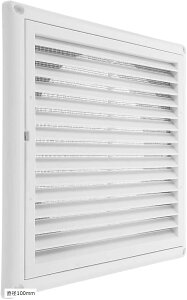 【楽天ランキング1位入賞】換気グリル 通気カバー 換気扇 1Pc エアベント換気グリルカバー 壁 天井 ホワイト、円口径100mm(直径100mm)