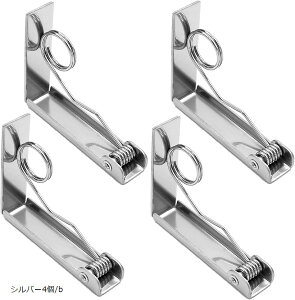 XP�f�U�C�� �X�e�����X �e�[�u���N���X�N���b�v �e�[�u���J�o�[ �Œ�p �O���b�v ����~�� �Y���h�~ (�V���o�[4��/b, 73x63x55mm)