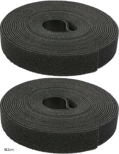 ʃt@Xi[ oh R[h ܂Ƃ߂  10[g 5Mx2 2cm (ubN, 2cm)