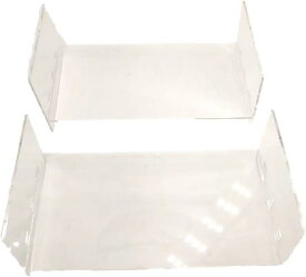 bath&bath ミニ四駆 ポータブルピット 仕切り板 ボックス 用 アクリル 3段 保管 保存 コレクション 高さ 調節 (クリア)