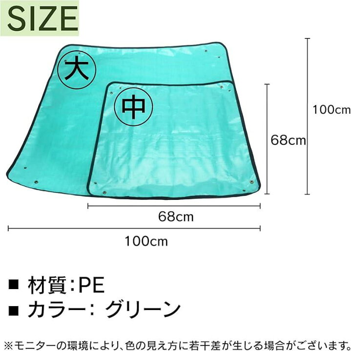 楽天市場 ガーデニングトレーシート 園芸シート 植え替え 肥料混ぜ 土運び 防水 大x３枚 ３枚セット スピード発送 Reapri リアプリ
