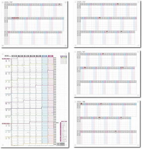 yyVLO1ʓ܁z1NAJ_[  iJ_[ Kg`[g ƑJ_[ 2025N 4n܂茎jn܂ 傫 Ǌ| A2 A3 (pXe, A2)