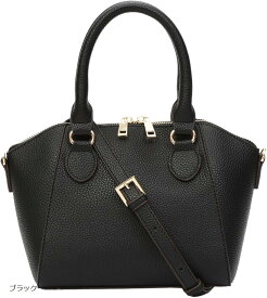 ショルダーバッグ ハンドバッグ レディース 2way トート ミニ 軽量 コンパクト 斜めがけ ポーチ 2種類のストラップ (ブラック)