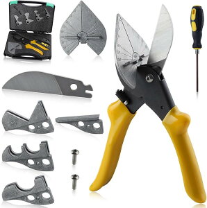 モールカッター 45度 カット プラスチックカッター アングルハサミ 木工用ラチェットマイター鋏 マルチアングルマイターカッター 配線モール ユニバーサルカッター 角度カッター メタルモ