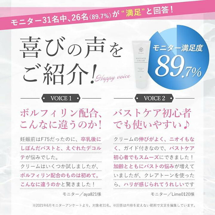 市場 Cleatone バストケア マッサージクリーム クレアトーン バストアップ