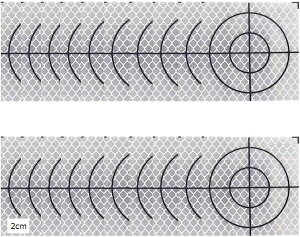 反射シート 測量用 プリズム 反射プリズム ターゲット 20枚セット (2cm)