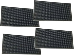 ���؂�}�b�g BAR�}�b�g �O���X�}�b�g �L�b�`���J�E���^�[ �J�N�e���o�[�}�b�g 15cmx30cm4���Z�b�g (��, 15x30)