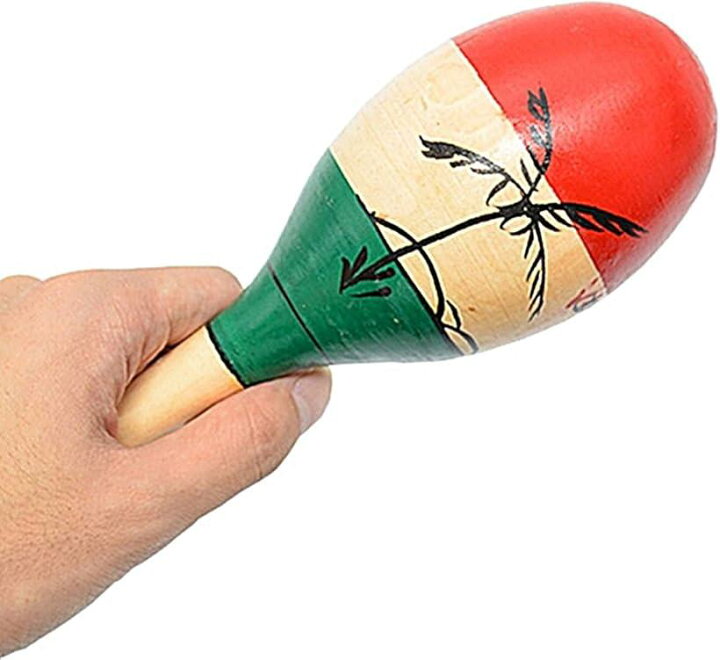 楽天市場 楽天ランキング1位入賞 マラカス Maracas ラテンパーカッション 木製 ウッド 打楽器 シェイカー 玉子型 Egg 2本組 椰子の木 24 5cm スピード発送 Reapri リアプリ