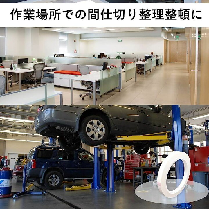 ラインテープ 耐水 多機能 カッティングシート 車 バイク 白 大放出セール