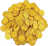 金貨 100枚 アンティーク 雑貨 おもしろ雑貨 コイン カジノ 宝箱 ゴールド お金 おもちゃ 古銭 海賊 金貨…