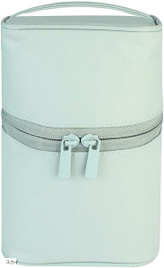 onecolor leaf 化粧ポーチ レディース 縦型 コスメ メイク バッグ 化粧品 小物入れ 旅行 持ち運び トラベル シンプル おしゃれ 収納(スカイ)