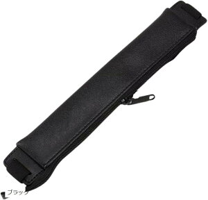 手帳 ペンケース ペンホルダー バンド タブレット puレザー(ブラック)