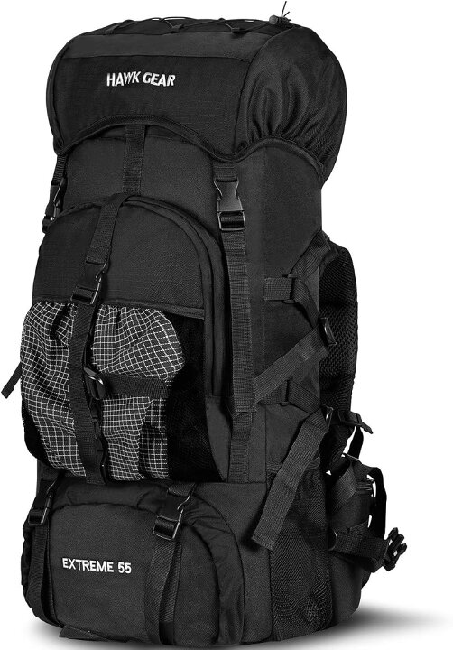 楽天市場】バックパック 55L 防水 大容量 レインカバー ザック 長期 