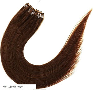 �l�� ring loop hair �`�b�v�G�N�X�e ���~�[�G�N�X�e �J���[ �E�B�b�O �G�N�X�e���V���� 50�{ (4#, 16inch 40cm)