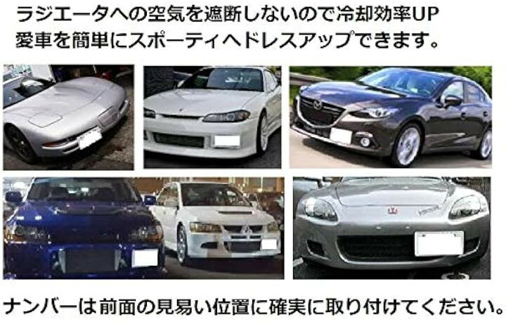 楽天市場 ナンバープレート ナンバーステー 車 エアロ 角度 調節 車用 汎用 移動 キット ブラック ブラック スピード発送 Reapri リアプリ