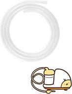 吸引 シリコン チューブ 電動鼻水吸引器 ポット 部品 パーツ 長さ100cm 内径7mm 外径10mm (乳白色, 1m)