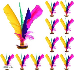 キックシャトル 羽根 インディアカ ダーカウ コック 子供スポーツ 12個セット