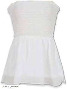 エンジェルス クローゼット 子供ドレス 下着 ドレスインナー ベアトップ シフォンフレア 肌着 アンダーウェア ピアノ発表会 ホワイト フリーサイズ (ホワイト, Free Size)