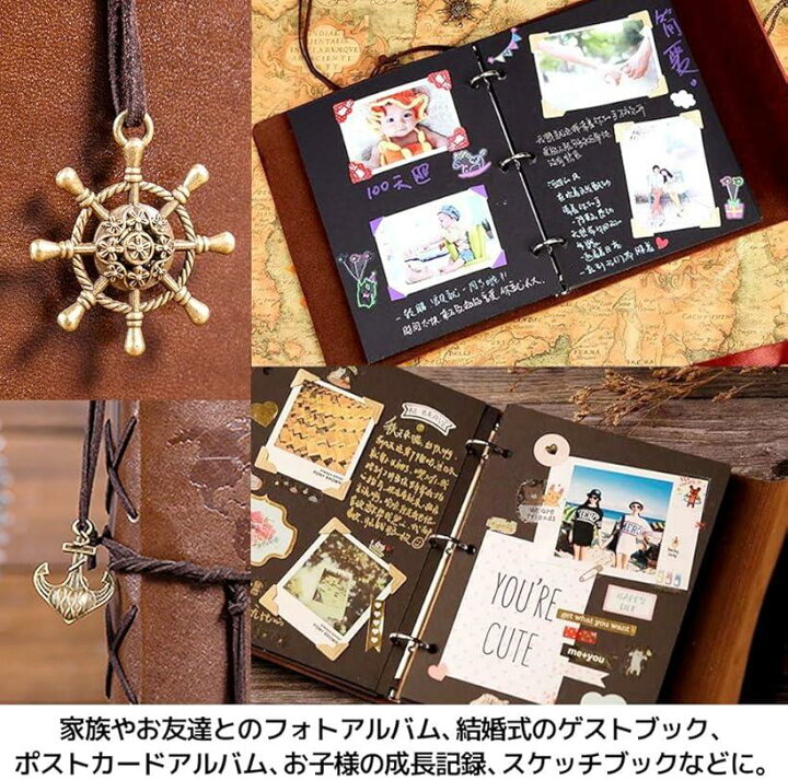 楽天市場 フォトアルバム スクラップブック Diy 手作り 写真 レザー 世界地図 黒台紙 グリーン スピード発送 Reapri リアプリ