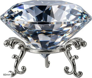 �N���X�^�� �_�C�������h �y�[�p�[�E�F�C�g �f�B�X�v���C �l�C�� �C���e���A �T���L���b�`���[ (�N���A, 60mm)