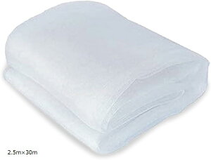 �h���l�b�g 2.5mx30m �h���l�b�g ���|�p�l�b�g �t���[�J�b�g�f�� ������90% �����\ 1mm�ڍ� �ƒ�؉� �� ��� �_�Ǝ��� �������l�b�g (�z���C�g, 2.5mx30m)