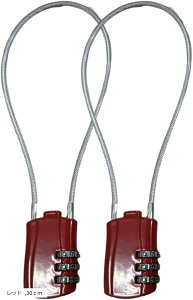 ���C���[���b�N �Ïؔԍ� 3�� ���s�v �X�[�c�P�[�X ����h�~ ���]�� �o�C�N ���s �o�� �h�� �_�C������ �싞�� �y�� �R���p�N�g 2�Z�b�g (���b�h, 30cm)