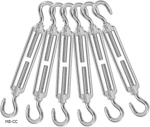 M ^[obN 6Zbg XeX C[p[c tbN Turnbuckle CC^ \ C[[v Œ SUS304 hK ϋv \⋭ (Vo[, M8-CC)