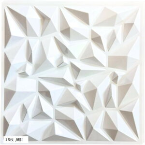 3D�E�H�[���p�l�� �h���ǃp�l�� �� ���� �p�[�c PVC DIY ���r���O �I�t�B�X 30cm x (�z���C�g, �ז� 16��)