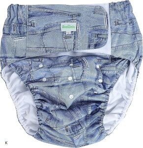 【楽天ランキング1位入賞】大人用 かわいい オムツ カバー フリーサイズ K (K, フリーサイズ)