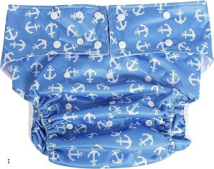 【楽天ランキング1位入賞】大人用 かわいい オムツ カバー フリーサイズ(I, フリーサイズ)