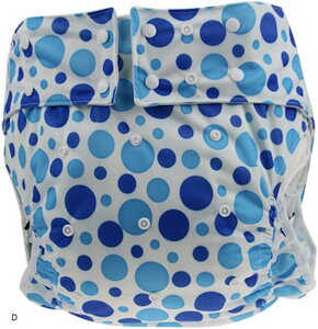 大人用 かわいい オムツ カバー フリーサイズ(D, フリーサイズ)
