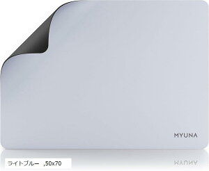 バスマット 珪藻土 ソフトタイプ 洗濯不要 バスルーム 足拭き吸水 速乾 収納簡単 滑り止め 脱衣所 洗面所 (ライトブルー, 50x70)