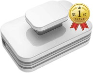【楽天ランキング1位入賞】窓掃除用 ガラスクリーナー 両面 ワイパー マグネット式 (ホワイト)