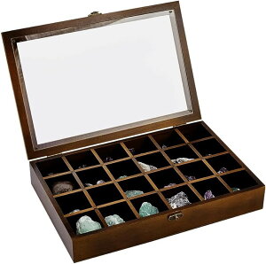 124Obh WG[ V[P[X ؐ ΃fBXvCP[X 30x20cm WG[gC Wt WG[{bNX WG[fBXvCP[X ΂̕ۊǃP[X (uE)