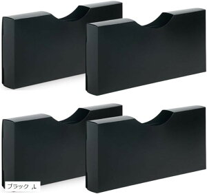 �S�~�� ���[�P�[�X �z���_�[ ���W�� ���� �L�b�`�����b�N ���o�� ���ʃe�[�v�t 4�Z�b�g (�u���b�N, L)