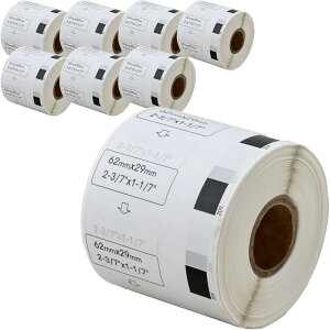 �݊��i �݊� DK-1209 �u���U�[ ���x�� 8���[���Z�b�g brother QL-700 / QL-800 QL-820NWB ���� (8���[��)