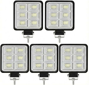 LED���[�N���C�g 144W LED��Ɠ� 12V 24V 6000k �ėp �L�p LED������ �⏕�� �D�� �g���b�N��Ɠ� �p�x���� 5�� WK18