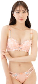 【全品P5倍★ワンダフルデー】Laulea Akoakoa レディース ブラジャー ブラ ショーツ 上下 セット 花柄 下着 3/4カップ