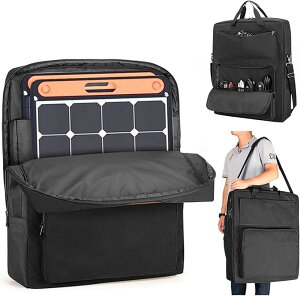 �W���N�� �|�[�^�u���d�� �P�[�X jackery ���[�o�b�O �\�[���[�p�l�� �Ή� 2�����[ �h�� �L�����v �Ԓ��� (�u���b�N)