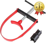【楽天ランキング1位入賞】クラッチロックナットレンチ プーリーホールドレンチ 特殊工具 2点セット レッ…