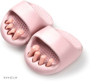 ダイエットスリッパ 健康サンダル 健康スリッパ ダイエットサンダル 足つぼ 体幹 室内 履くだけで美脚 美尻 室内用 レディース メンズ (ライトピンク)