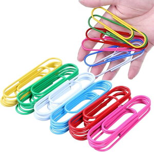 �[���N���b�v ���� �J���[ �y�[�p�[�N���b�v �傫�� 100mm 30�{��